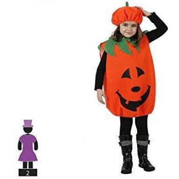 ATOSA disfraz calabaza niña infantil sonriente 3 a 4 años