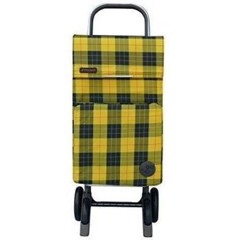 Rolser Termo Fresh Scot Quatro.2 - Carro de compra, 4 ruedas, color amarillo