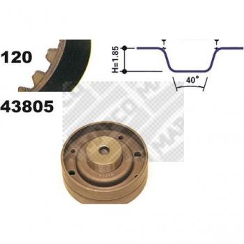 Kit de poleas con correa de distribución MAPCO 23805