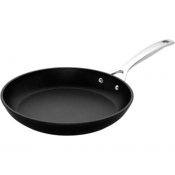 Le Creuset Sartén baja de aluminio antiadherente, diametro 20 cm, Libre de PFOA, Para todas las fuentes de calor, incluso la inducción, Antracita y Plateado
