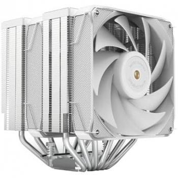 Disipador CPU Mars Gaming MCPU-XU6 Doble Torre TDP 350W con 2 Ventiladores FDB y 6 Heatpipes HCT Blanco
