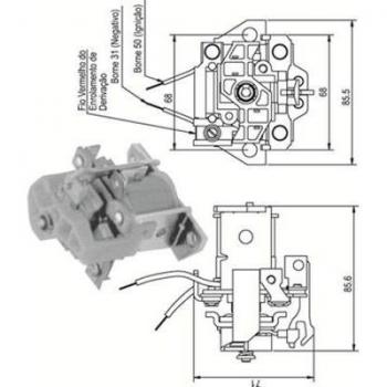 Interruptor magnético de arranque MAGNETI MARELLI 940113050338