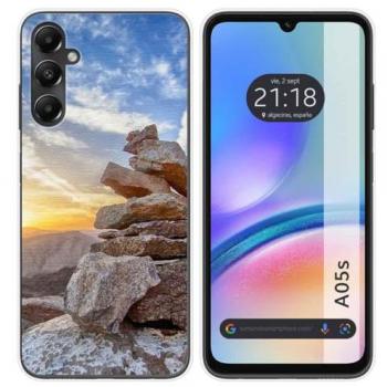Funda de Silicona para Samsung Galaxy A05s con Diseño de Atardecer