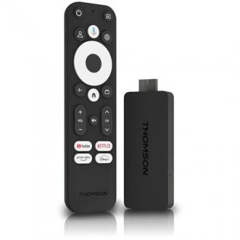 Thomson Streaming Stick 140G - Reproductor Multimedia Portátil 4K UHD, Google Assistant, Wi-Fi, Bluetooth 5.0, HDMI, 8GB