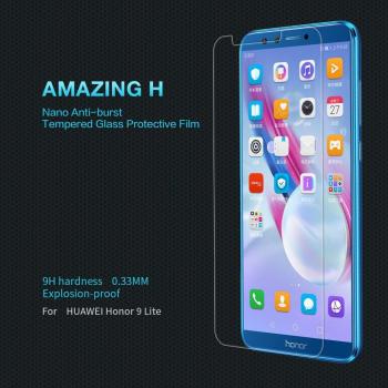 Nillkin Amazing H - Protector de pantalla 9H de 0,3mm cristal templado oleofóbico para Huawei Honor 9 Lite