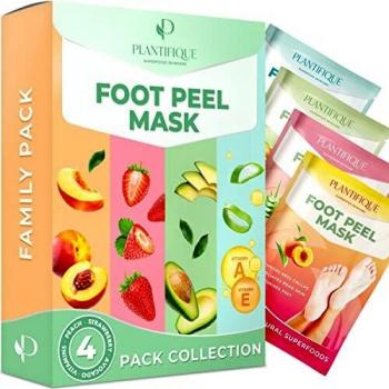 Mascarilla Exfoliante Pies probada dermatológicamente - calcetines exfoliantes de pies para callos pies y peeling pies de Plantifique - Eficaz para callos, piel muerta y seca