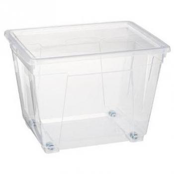 Caja de Plástico Transparente Store N' Box 20L con Exhibidor