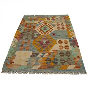 Kilim Original Hecho a Mano 90x65 CM Estilo Clásico - Fácil de Limpiar