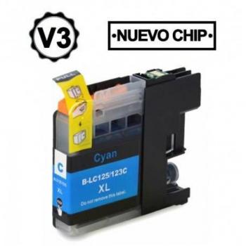 Cartucho de tinta genérico Brother LC125XL Cyan