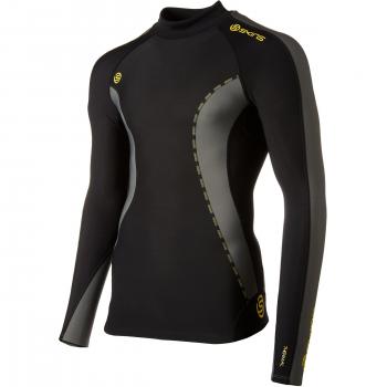 Skins para hombre térmica de manga larga MCK DNAmic, Black/Pewter, XL, DT00010740002