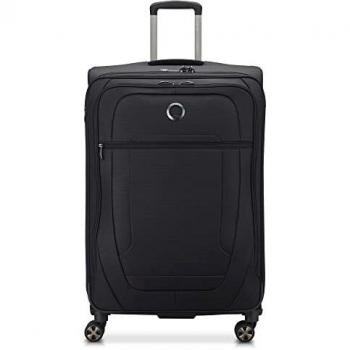 Delsey Helium Dlx Trolley Mediano, Ampliable Negro
