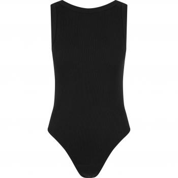 Urban Classics Ladies Ribbed Tank Bodysuit - Black - XS to L
