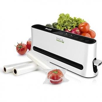 Tm Electron TMVAC001 - Envasadora al vacío automática multifunción, blanco, con compatimento para líquidos