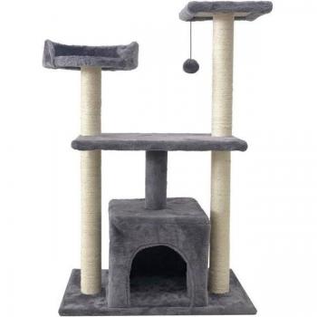 Rascador para Gatos Romy Gris Ø 7 Cm 60 X 40 X 25 Cm