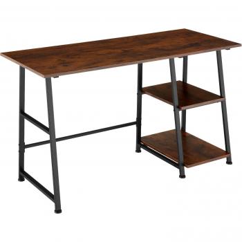 Tectake - Mesa de escritorio Paisley 120 x 50 x 73,5 cm | Mesa elegante de escritorio de estilo industrial | Tableros estables de aglomerado con recubrimiento protector de melamina | Estructura