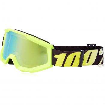 Inconnu 100% Strata – Gafas de Bicicleta de montaña Unisex Infantil, Amarillo/Negro