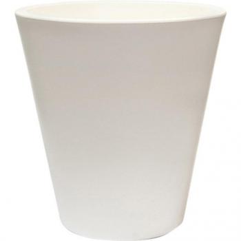 Macetero de polietileno blanco 50x50 cm WellHome