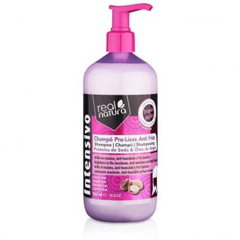 Champú sin Sal Pro-Lisos Anti Frizz Argán 500ml Real Natura