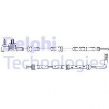 Sensor de desgaste de pastillas de freno DELPHI LZ0318 - Contacto de aviso, desgaste de las pastillas de freno