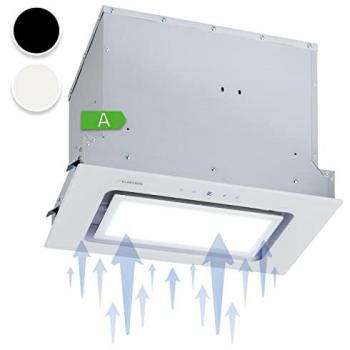 Campana Extractora Klarstein Hektor Brilliant Edition 52 cm 506 m³/h Táctil Vidrio Blanco