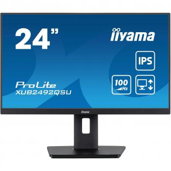 Pantalla iiyama ProLite XUB2492QSU-B1 de 23.8 LED Wide Quad HD