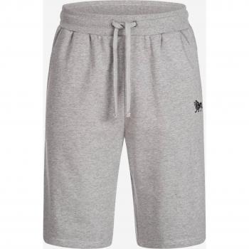 Lonsdale Balnabruich Men's Sweat Shorts - Marl Grey/Black