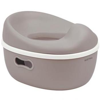 Orinal Evolutivo 3 en 1 Nattou - Beige Unisex, Incluye Asiento de WC y Taburete, Para Bebés de 18 a 30 Meses