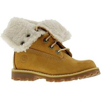 Timberland Infantil Wheat Waterproof Faux Shearling Botas-UK 6.5 Infant
