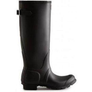 Hunter Women's Tall Back Adjustable Wellington Boots - Black - UK 6