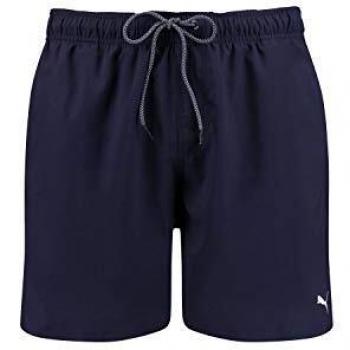 PUMA 100000031001020 Swim Men Medium Length Swim Shorts 1P Color: Navy - Talla: M
