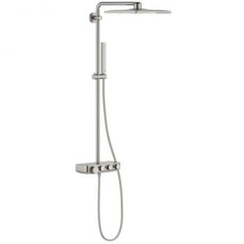 Sistema de Ducha Grohe Euphoria SmartControl 310 Cube Duo con Termostato y Acabado Supersteel