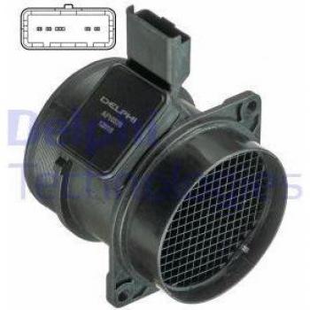 Sensor de flujo de aire DELPHI AF10370-12B1, medidor de masa de aire, compatible con diversos modelos de vehículos, precisión en la medición del flujo de aire, diseño duradero y resistente a condiciones adversas,