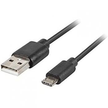 Cable USB 2.0 Lanberg Micro a USB A Macho-Macho 3m Negro QC 3.0
