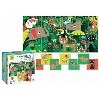 Ludattica 82278 Puzzle Infantil La Jungla, Multicolor