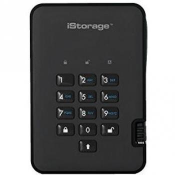 Disco Duro Externo Encriptado iStorage diskAshur2 de 500GB, USB 3.1, 256-bit, Negro