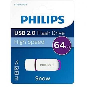 Philips USB-Stick Snow 64GB 2.0 Purple