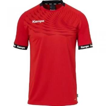 Kempa Camiseta De Manga Corta Wave 26 - Camiseta Deportiva elástica y transpirable para hombres y niños, ideal para balonmano, gimnasio, jogging y running