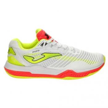 Zapatillas Joma Point 21 Clay Hombre Blanco Naranja Flúor