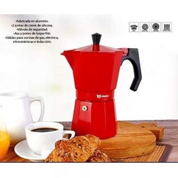 Cafetera aluminio serie Praga para inducción 6 tazas