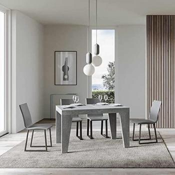 Mesa extensible 90x130/234 cm Naxy - Cemento