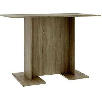 vidaXL Dining Table Sonoma Oak 110x60x75 cm Engineered Wood