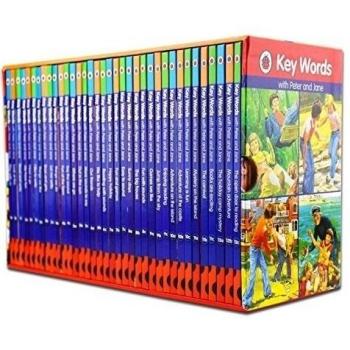 Ladybird Key Words with Peter and Jane 36 Books Box Set