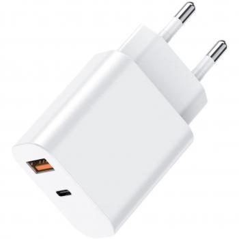 Cargador Rápido 20W USB A a USB C PD 3.0 para iPhone, Xiaomi, Huawei y Samsung