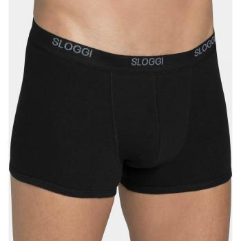 Sloggi Men's Basic Black Short 2-Pack - Small Cotton/Polyamide