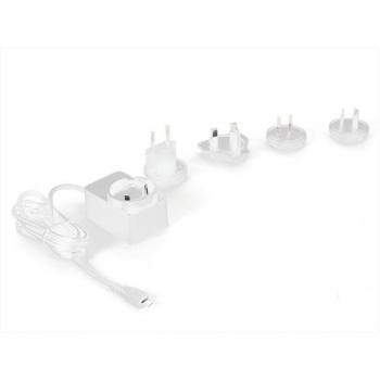 Cargador Universal HQ-Power con Conexión Micro-USB, 5 VDC, 2.5 A, 4 Enchufes de Viaje para Australia, Europa, Reino Unido y EE.UU., Cable de 150