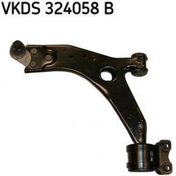 SKF control arm VKDS 324058 B - Barra oscilante de suspensión de ruedas, fabricada en acero, diseñada para vehículos específicos, incluye bujes y es compatible con diferentes modelos de automóviles