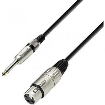 Adam Hall 1m XLR Female to 6.35mm Mono Jack Microphone Cable