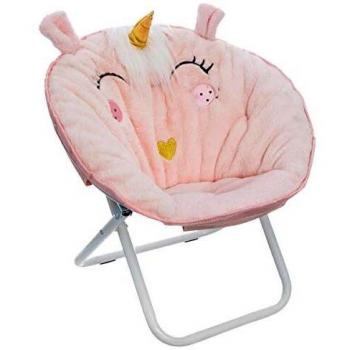 Atmosphera Sillón Plegable Unicornio Tela Rosa