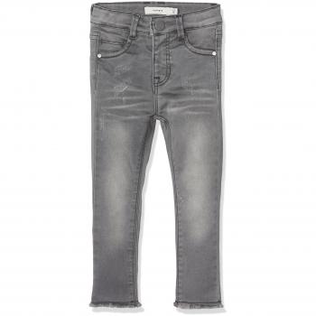 NAME IT Mini Nittelsy Dnm Pant, Niñas, Gris