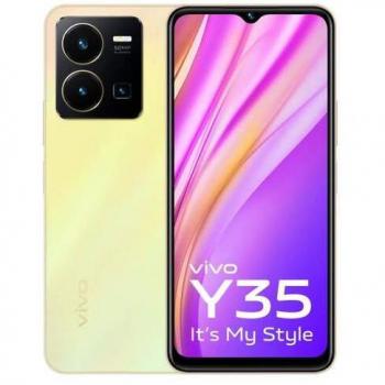 Vivo Y35 8GB RAM 256GB Storage Dawn Gold Smartphone